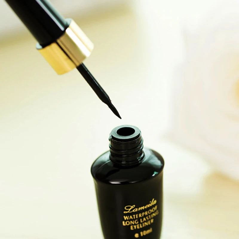 Crayon eye-liner liquide noir ultrafin et waterproof à pointe dure et longue durée