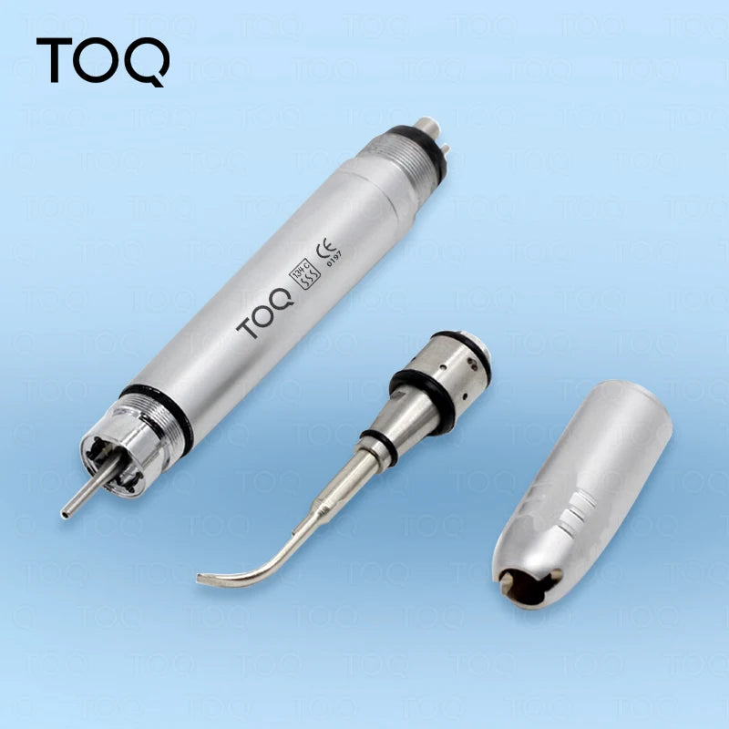 Dental Ultrasonic Air Scaler with 3 Tips Tooth Calculus Remover Cleaning Tool Handpiece Whiten Tooth Cleaner Dentist Lab