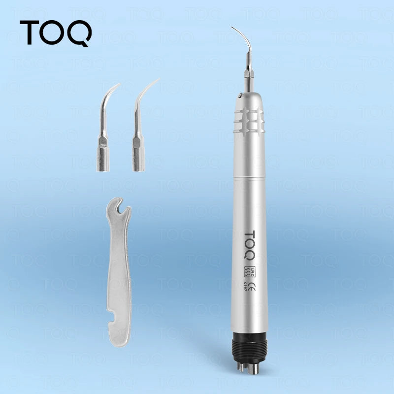 Dental Ultrasonic Air Scaler with 3 Tips Tooth Calculus Remover Cleaning Tool Handpiece Whiten Tooth Cleaner Dentist Lab